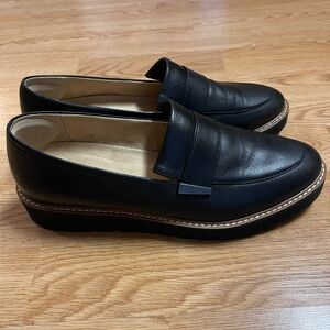 Naturalizer Women’s Adiline Black Slip On Platform Loafer Flats Size 9
